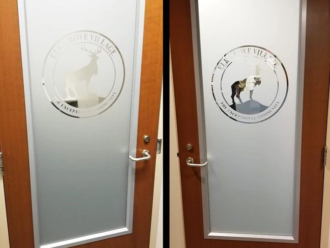 Etched Window Graphics