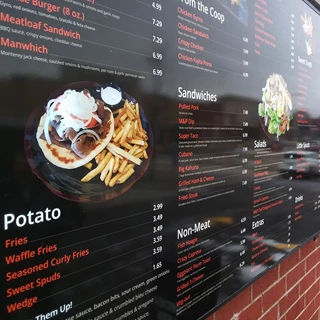 Outdoor restaurant menu boards - Lake Zurich, IL