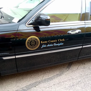 Vehicle Decals for Kane County Clerk