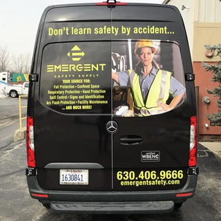 Full Vehicle Wrap for Emergent Safety Supply in Batavia, IL