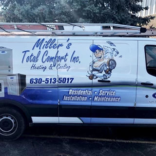 Full Vehicle Wrap for Millers Total Comfort